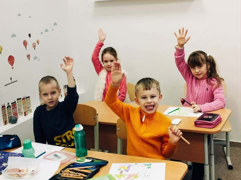 Vaikai priešmokyklinėje grupėje